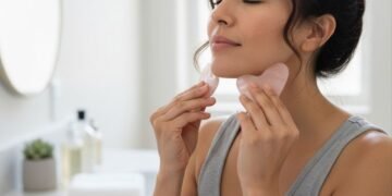 Essa massagem suaviza o inchaço e deixa o rosto mais leve e firme sem esforço