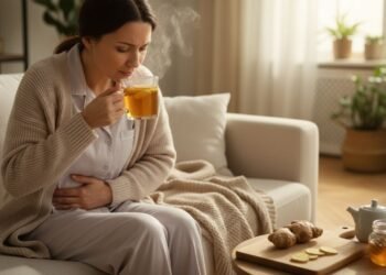 Como usar gengibre para aliviar dores abdominais e reduzir o desconforto por gases