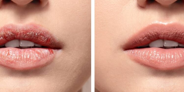Ela só usou 2 ingredientes da cozinha e acabou com os lábios rachados