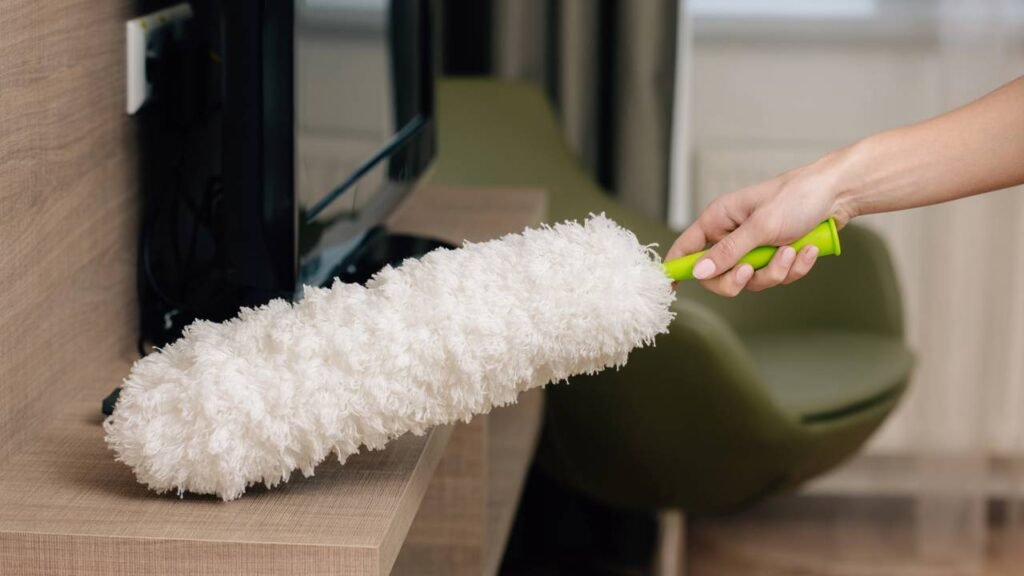 O truque que reduz a poeira nos móveis com uma simples mistura caseira