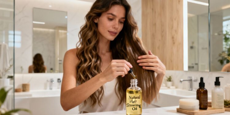 Esse óleo natural ajuda a alisar o cabelo de forma natural e sem necessidade de químicos