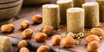 Paçoca fit feita com ingredientes naturais e preparo simples vira tendência