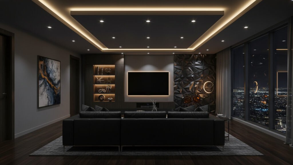 Quanto custa fazer a instalação de LED embutido na sala de estar