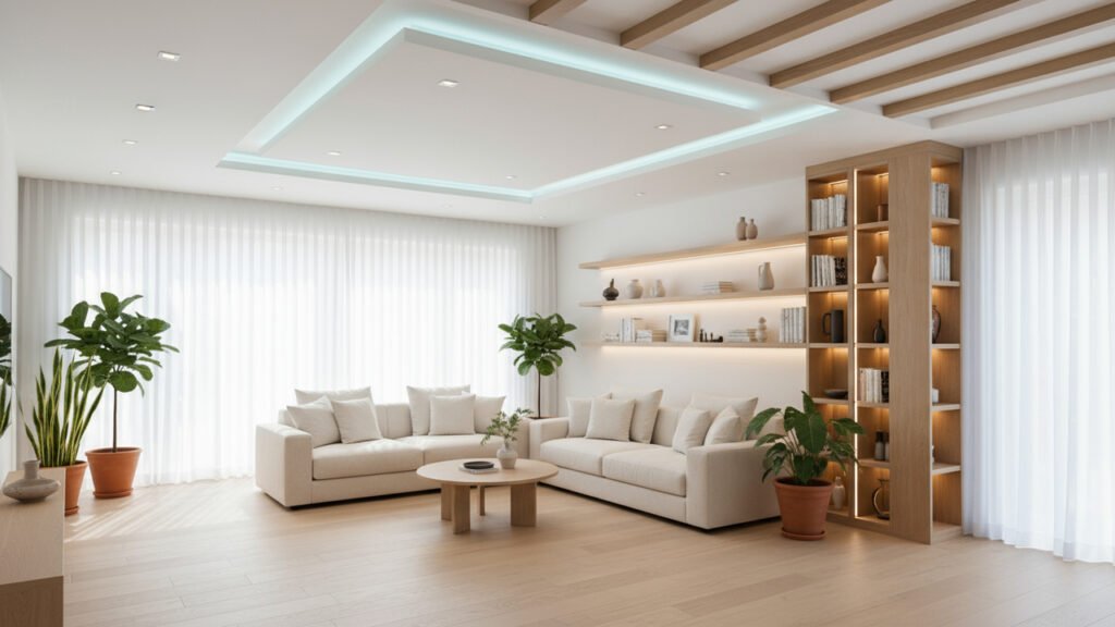 Quanto custa fazer a instalação de LED embutido na sala de estar