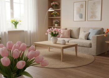 Aprendi a cuidar de tulipas em casa e agora minha sala tem vida e cor o mês inteiro