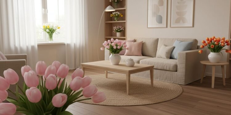 Aprendi a cuidar de tulipas em casa e agora minha sala tem vida e cor o mês inteiro