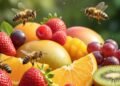 Como a polinização natural das abelhas garante frutas bonitas e saborosas