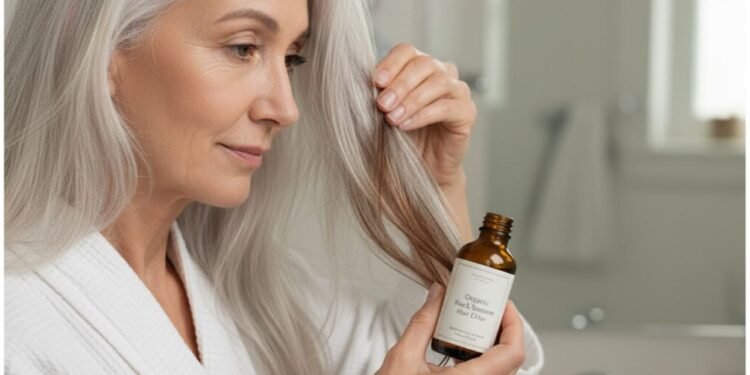 Os 3 óleos mais usados para dar cor e vida aos cabelos grisalhos