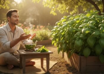Achei que era só tempero, mas o cheiro dessa planta acabou com minha ansiedade