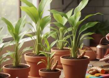 Como plantar cúrcuma dentro de casa e colher raízes fortes e aromáticas