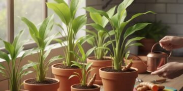 Como plantar cúrcuma dentro de casa e colher raízes fortes e aromáticas