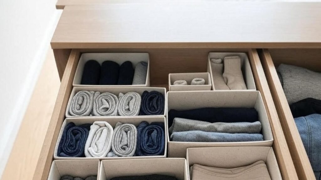 3 passos para fazer um organizador de gavetas bonito prático e sem gastar nada