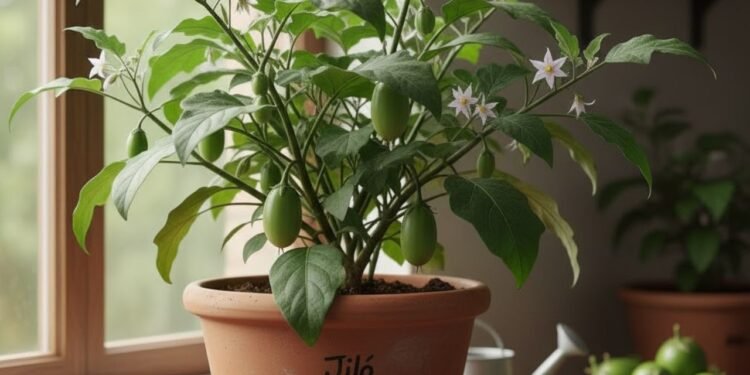 Transforme um vaso comum em uma mini-horta de jiló com essas dicas