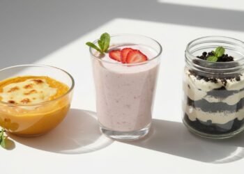 3 receitas fit que substituem o doce tradicional com cremosidade e saciedade