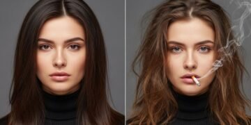 O efeito devastador do cigarro nos cabelos vai muito além da queda