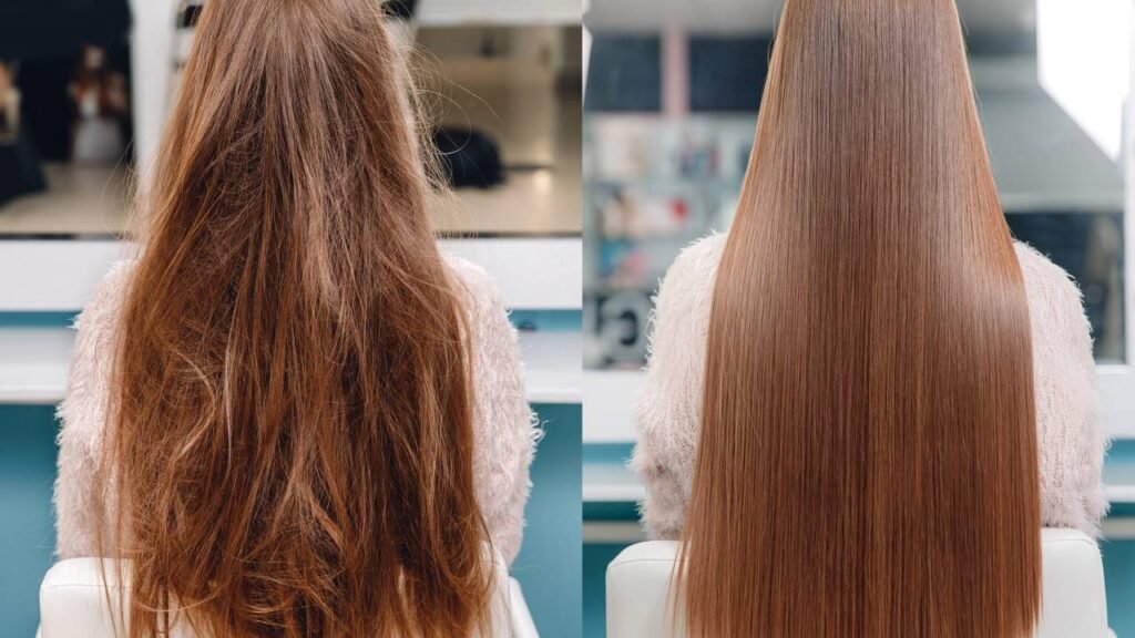 shampoo para cabelo liso