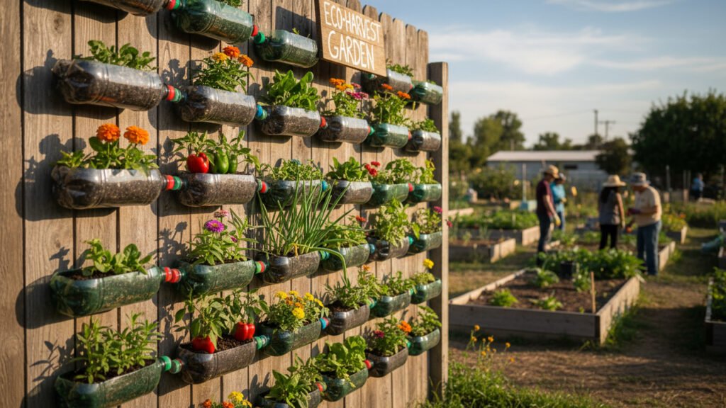 Como fazer uma horta vertical usando garrafa PET do jeito mais prático