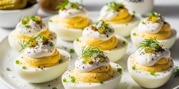 A melhor versão saudável de ovos recheados que você pode fazer em minutos