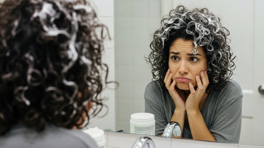 Como recuperar a definição dos cachos após excesso de creme