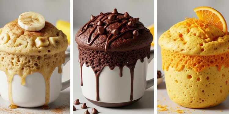 3 receitas de bolo de caneca perfeitas para dias frios e preguiçosos