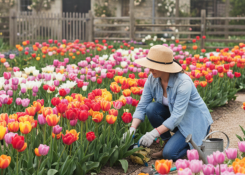 Como transformar seu jardim em um cenário europeu cultivando tulipas em casa