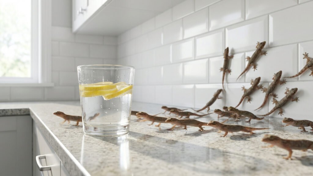 Como afastar lagartixas de casa usando cheiros naturais e técnicas simples