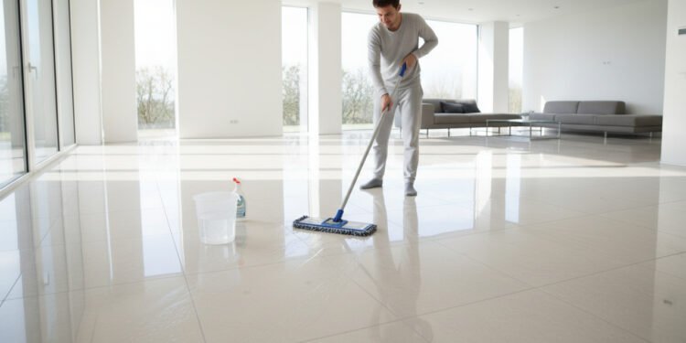 Como limpar piso de porcelanato da maneira correta e manter o brilho durante anos