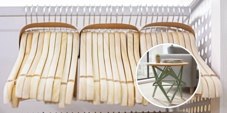 Cabides de madeira ganham nova vida com ideias criativas - Créditos: depositphotos.com / namak