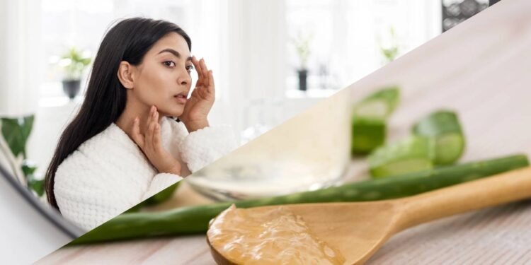 O uso da babosa como hidratante facial começa pela extração adequada do gel presente dentro das folhas - Créditos: depositphotos.com / joannawnuk / Créditos: depositphotos.com / brizmaker