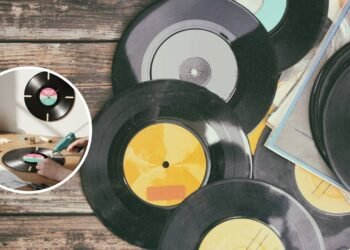 Recicle aqueles discos de vinil que não usa mais e transforme-os nesta bela ideia