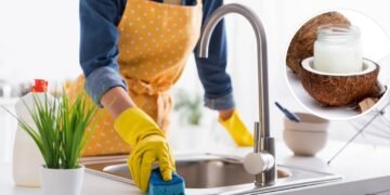 4 formas de usar óleo de coco que facilitam a limpeza da sua cozinha