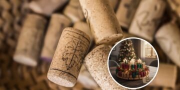 Se você já está pensando em criar um arranjo de mesa, aprenda a fazer um usando rolhas