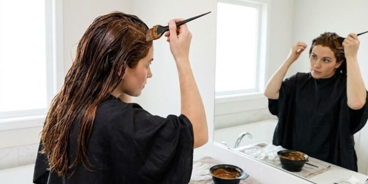 Para quem tem cabelo castanho, recomenda-se explorar tons quentes