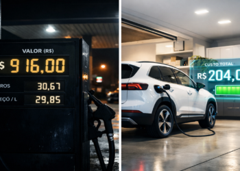 A conta que mostra por que a gasolina pesa tanto no bolso