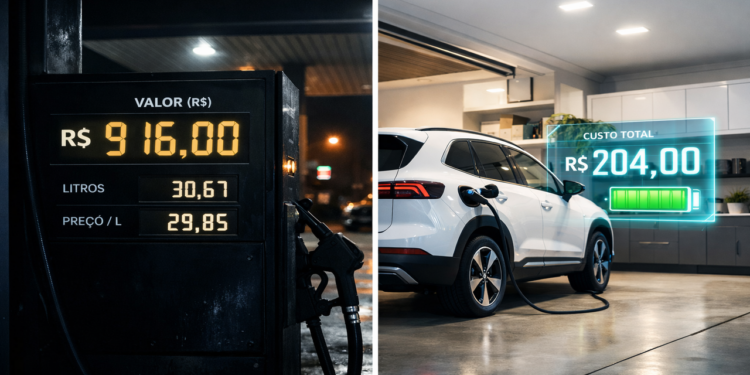 A conta que mostra por que a gasolina pesa tanto no bolso