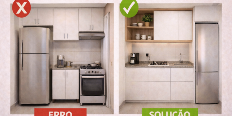 Cozinha pequena pode ser funcional e moderna
