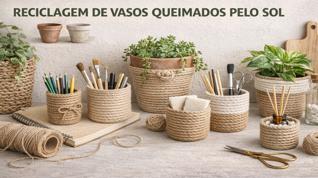 Decorar a casa gastando pouco começa com vasos esquecidos