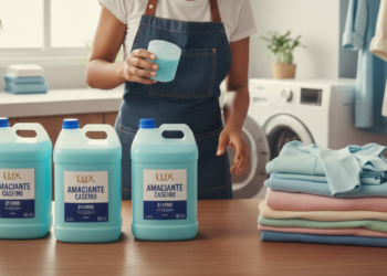 Amaciante tipo Downy com 3 itens rende mais de 21 litros