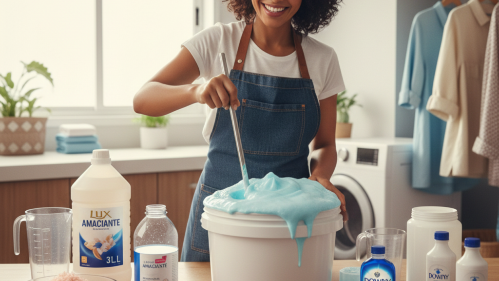 Seu amaciante pode render litros com uma receita simples