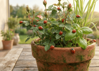 O predador natural que salva sua horta da infestação de pulgões sem custar nada
