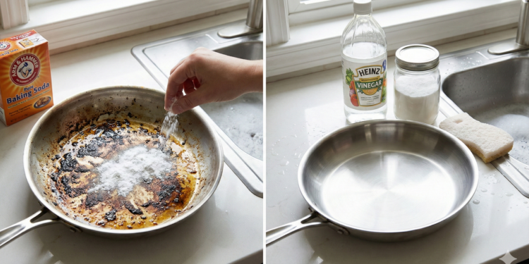 Menos esforço e panelas bonitas com truque caseiro