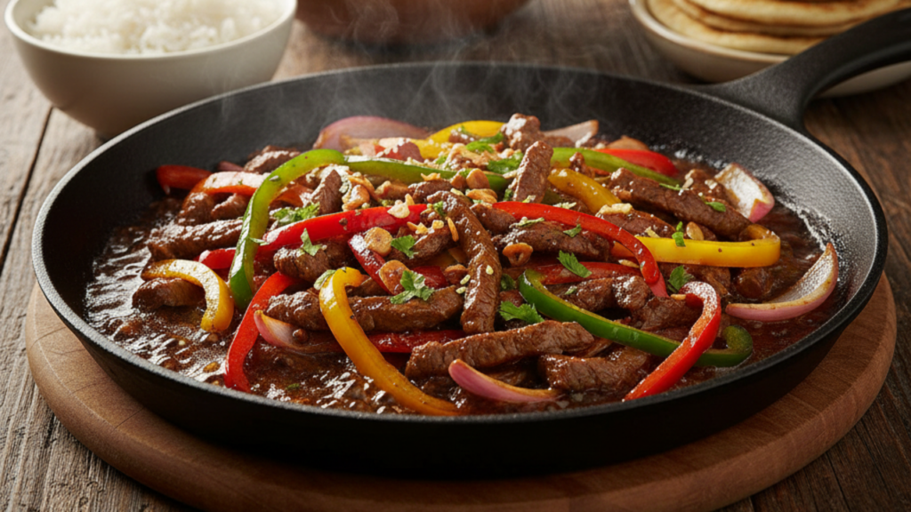 Essa carne fácil muda o almoço do dia a dia