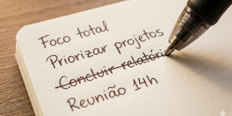 omo decidir se a lista de tarefas escrita à mão é ideal para você