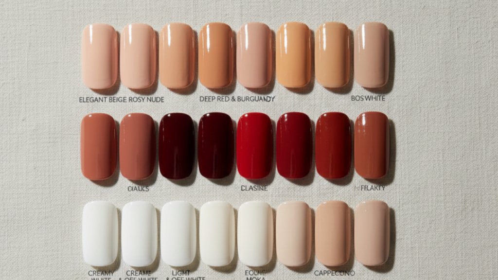 Tons sofisticados dominam as unhas em 2025