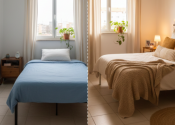 O detalhe simples que dá cara nova ao quarto sem reforma