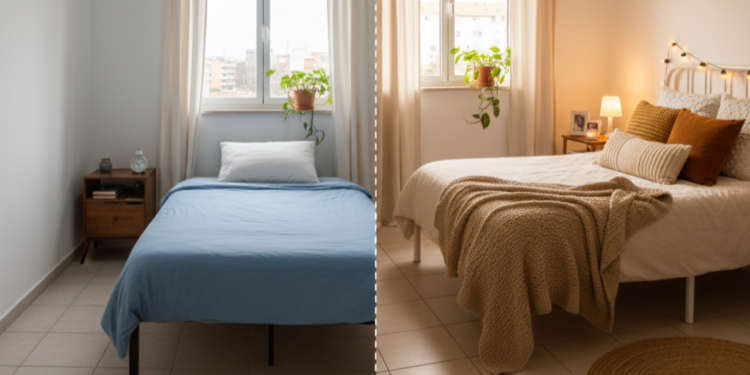 O detalhe simples que dá cara nova ao quarto sem reforma