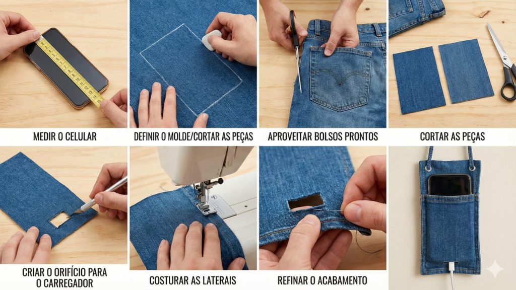 A calça velha virou acessório indispensável