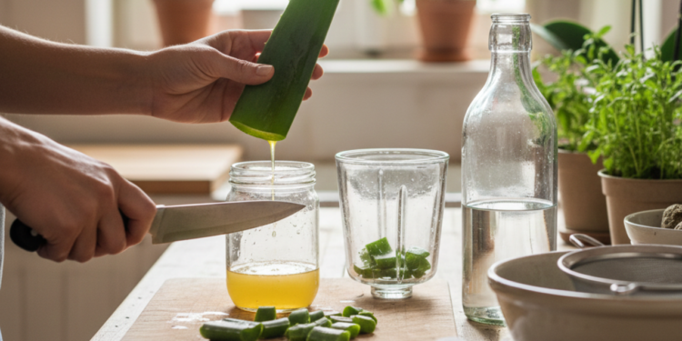 A mistura poderosa com babosa que está salvando muitas plantas