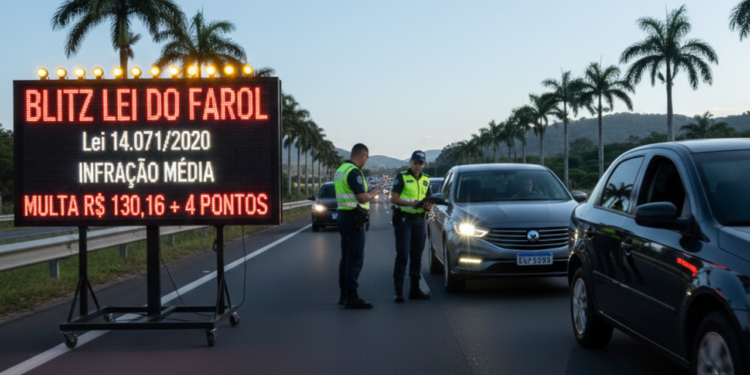 O detalhe da Lei do Farol que causa autuações