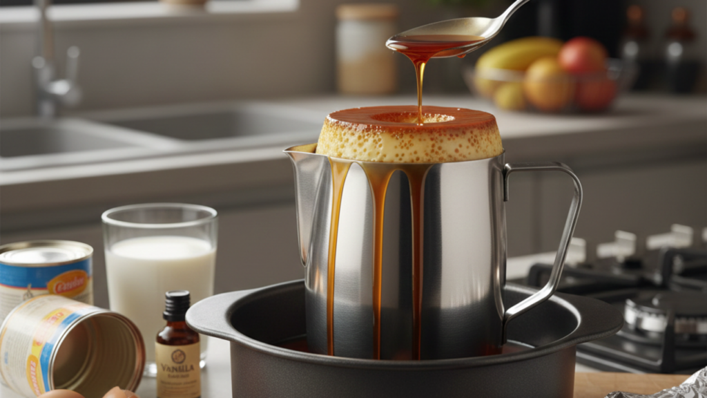 Pudim sem forno está surpreendendo